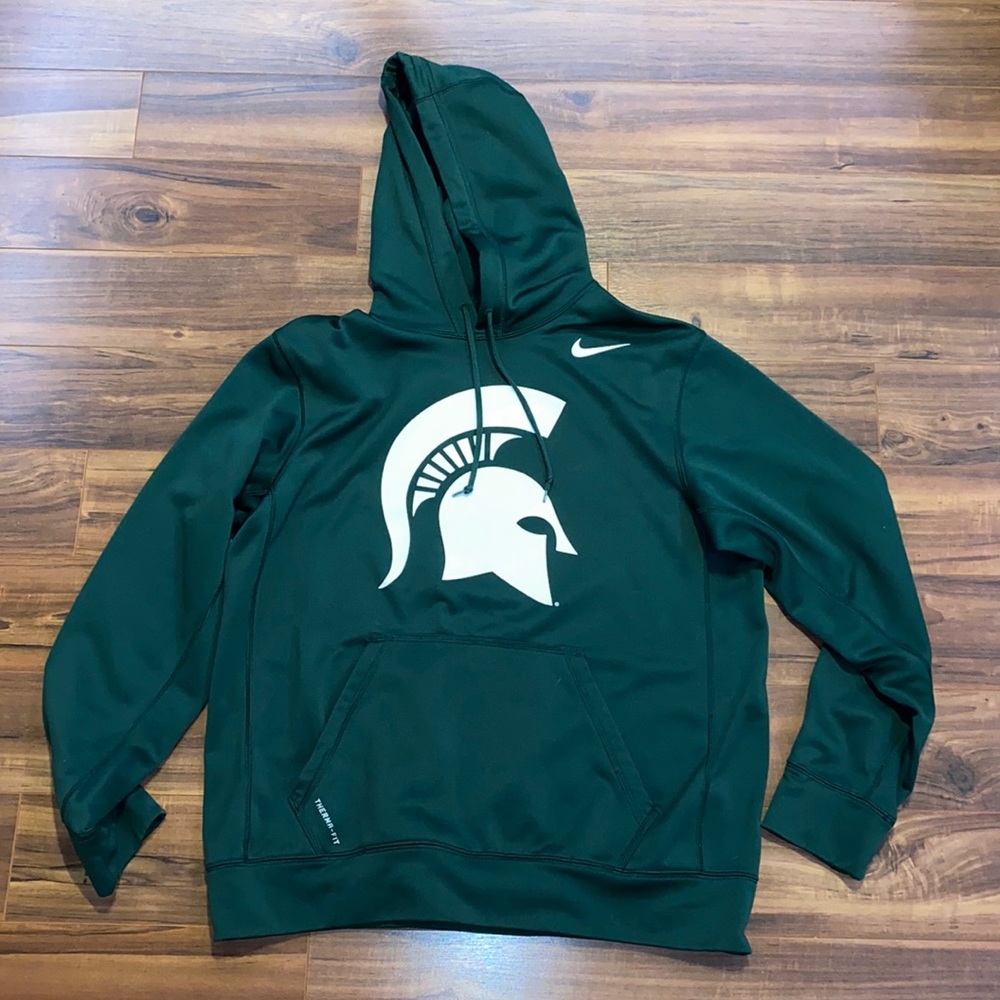 NIKE MICHIGAN STATE THERMA-FIT HOODIE